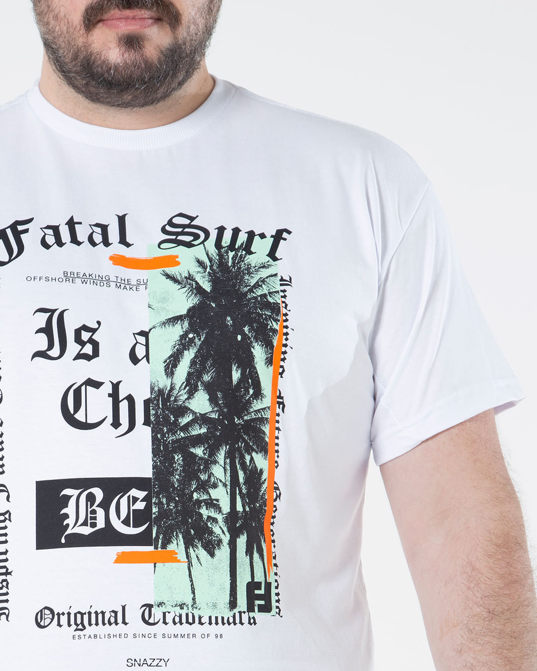 Camiseta-Masculina-Plus-Size-Estampada-Surf-Fatal-Branca