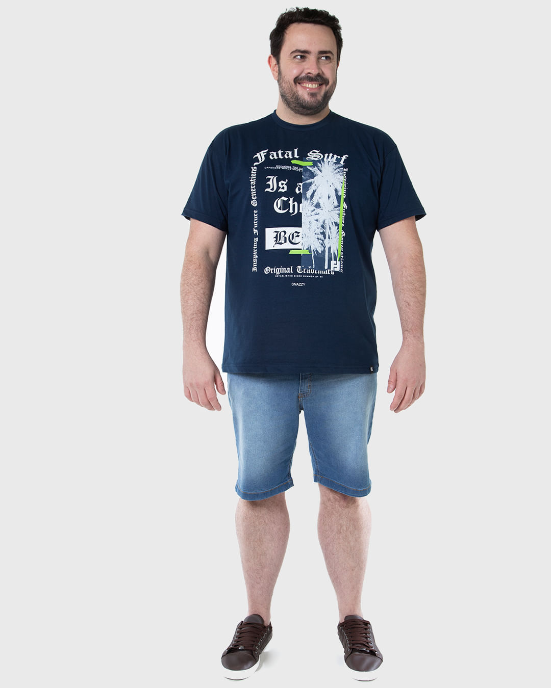 Camiseta-Masculina-Plus-Size-Estampada-Surf-Fatal-Marinho