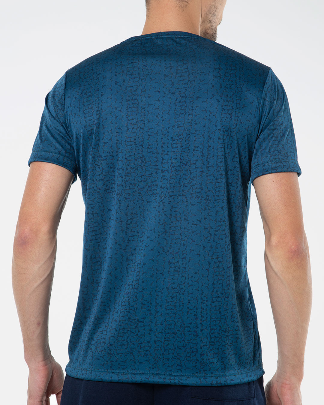 Camiseta-Masculina-Estampada-Linhas-Azul